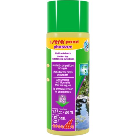 Sera Pond Phosphate Remover - Ayuda en Caso de Contaminación por Fosfato - 500 ml