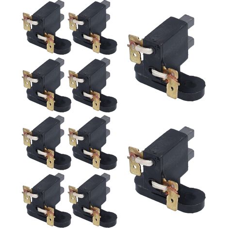 10 balais de charbon pour générateur, facilitant le raccordement, composants robustes et fiables pour tête de générateur GX160 (1/5)