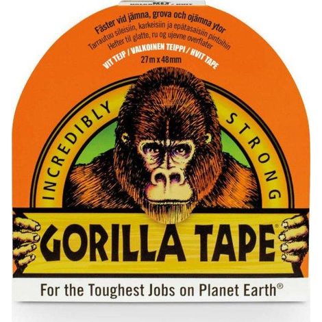 Gorilla Sports Gaffa-Tape Klebeband weiß 48 mm x 27 m (1/3)