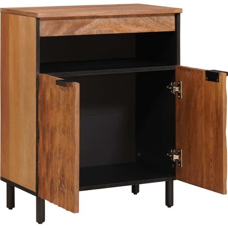 Buffet avec stockage Finition Acacia Brun 60 x 33 x 75 cm (1/5)