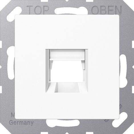 Modularjack-Abdeckung Jung a1569-1weww alpine weiß kompatibel (1/2)