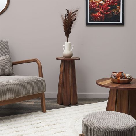 Table D'Appoint - HOME DECO FACTORY - WILL - Marron