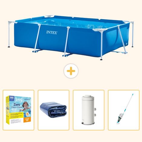 Intex Piscine Tubulaire Rectangulaire - 300x200x75 cm - 5-pièces S22 (1/5)