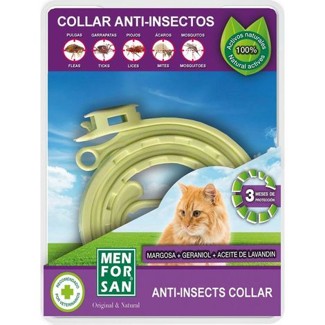 Collier Men for San Répulsif d'insectes Chat (30 cm)