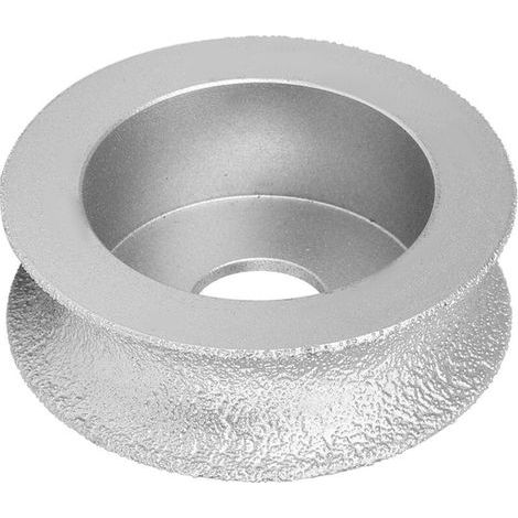 Meule abrasive concave en diamant brasé de 7,3 cm pour verre en céramique de pierre2.0cm (1/5)
