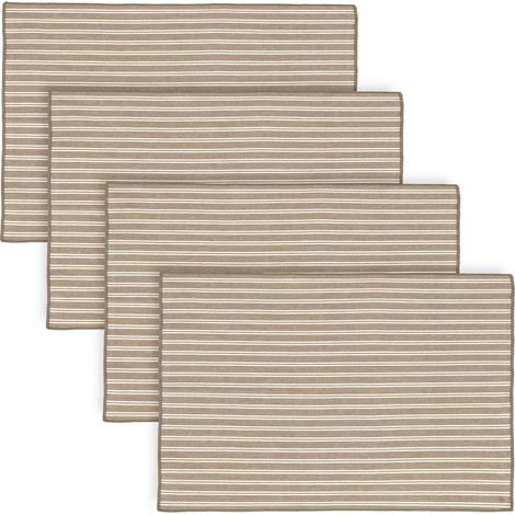 Lot de 4 sets de table coton LILI (1/5)