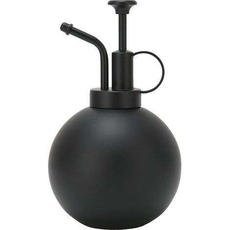 Plant Mister Spray Bottle, Spray Arrosoir, Arrosoir 500 ML, Vintage Hand Press Spray Bottle Garden Balcon Accessoire, Noir. (1/5)