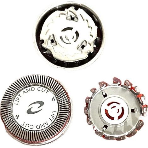 Set of 3 HQ3 net razor head for HQ4 HQ55 HQ56 HQ32 HQ36 HQ300 HQ382 (1/4)