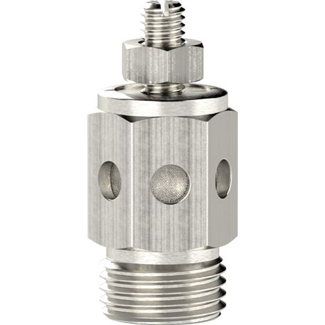 Riegler Schalldämpfer, Dämpferelement gesintert,ES-Gehäuse,einst.bar,G3/4 (1/3)