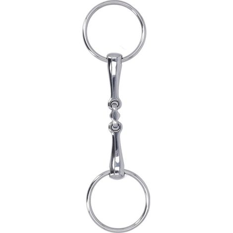 Mors flexible, articulé, résistant à l'usure et antirouille en acier inoxydable avec joint torique pour les courses hippiques. (1/5)