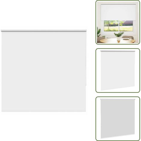 Verdunkelungsrollo Weiß 165x175 cm Stoffbreite 161,6 cm - Verdunkelungsrollo - Verdunkelungsrollos - Rollo - Verdunklungsrollo (1/5)