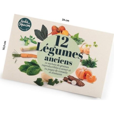 Enveloppe 12 sachets - Légumes anciens à semer (1/5)