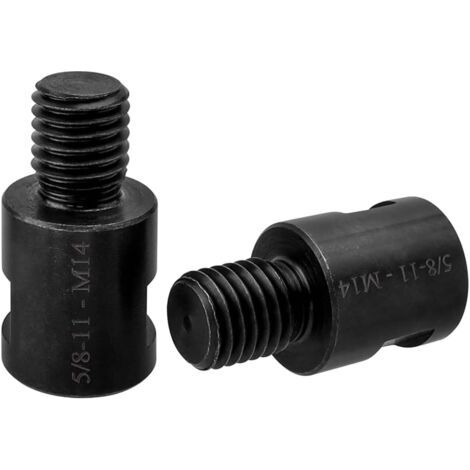 royaluxe-Lot de 2 adaptateurs de meuleuse d'angle 5/8"-11 vers M14 Convertisseur Adaptateur de meuleuse Filetage femelle 5/8"-11 à filetage mâle M14 pour meuleuse d'angle polisseuse Accessoires