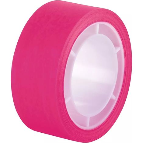 Tesa Neon Office Tape 10 m x 19 mm Pink (1/3)