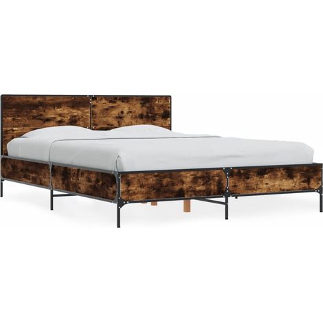 Maison Exclusive - Giroletto Rovere Fumo 120x200 cm in Legno Multistrato Metallo