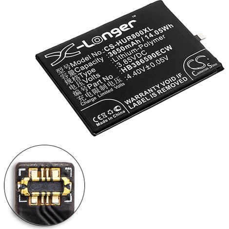 NX - Batterie téléphone, smartphone, GSM pour Huawei 3.85V 3650mAh - HB386590ECW