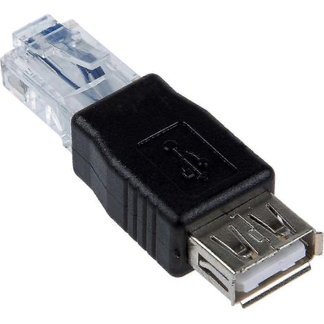 Adaptateur USB A femelle vers Ethernet RJ45 mâle (neuf) (1/4)