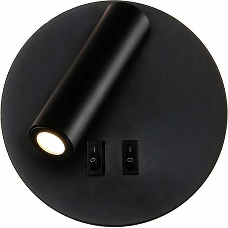 Lampe de chevet LED murale avec interrupteur pour éclairage intérieur, couloir, chambre, salle à manger, décoration (1/5)