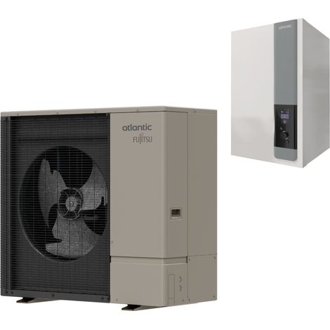 Atlantic – Pompe à chaleur air/eau 14 kW A+++ – Échangeur coaxial breveté – Volume tampon 15 L – 520558