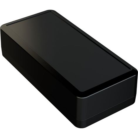 Boîtier RS PRO en ABS, 189.9 x 89.8 x 50.5mm, Noir IP54 ( Prix pour 1 ) (1/3)