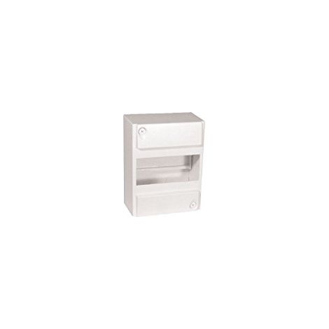 Coffret modulaire Mini Rail Eurohm - 4 modules - Intérieur - Blanc - IP30 - IK05 - EUROHM - 19002