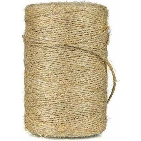 Corde En Chanvre - Diamètre 2 Mm - Longueur 200 M - Pour Décoration Intérieure Extérieure Bricolage Étiquetage Éclairage - 1 Pièce (1/5)