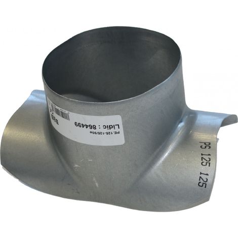Piquage express à 90° en acier galvanisé, D support 355 mm, D raccord 160 mm S&P (UNELVENT) 865111