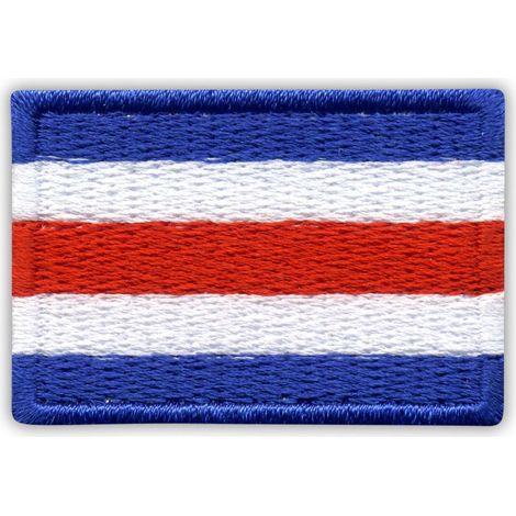 Patchion Flag Charlie – Selbstklebende Rückseite – Gestickter Aufnäher/Abzeichen/Emblem