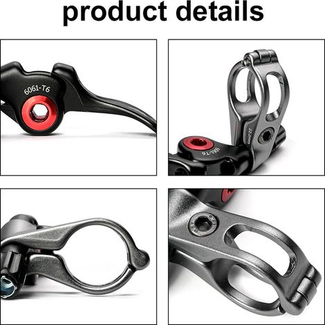 ZTTO vélo tige de selle compte-gouttes levier à distance manette de vitesse vélo ascenseur siège Tube interrupteur de commande pour 22.2mm guidon montagne route (1/5)