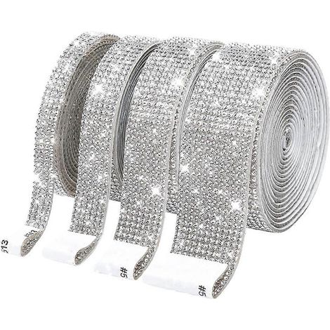 Selbstklebendes Diamant-Glitzerband, handgefertigt, Rolle A--