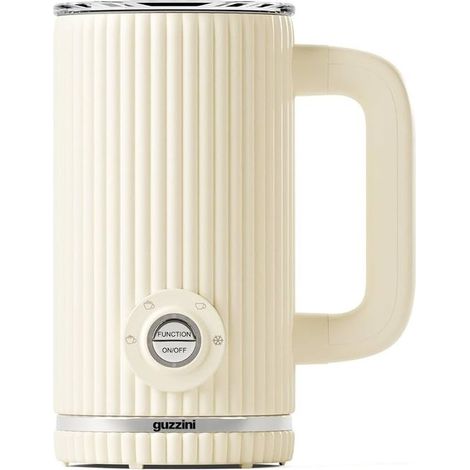 Guzzini 148300 Sous Chef Montalatte Elettrico 4 Programmi Schiuma Calda e Fredda Riscaldamento Latte 500 W Capacita' 300 ml colore Crema