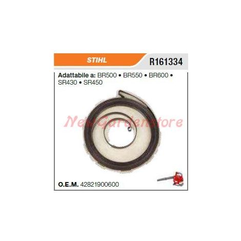 Molla avviamento STIHL soffiatore BR500 550 600 SR430 450 R161334