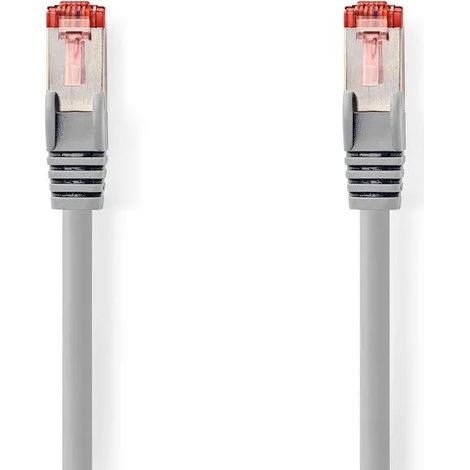 Nedis CCGL85221GY10 cable de red Cat6 gris 1 m