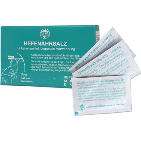 Vina Hefenährsalz 5 x 2 g Wein- und Obstverarbeitung