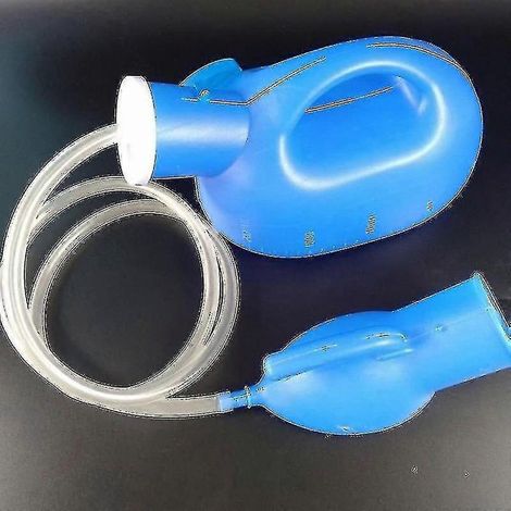 Bouteilles urinaires pour hommes avec couvercle anti-déversement, bouteilles urinaires portables pour hommes, bassins de lit pour patients OZZ (1/5)