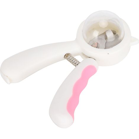 Coupe-ongles pour animaux de compagnie, ciseaux, tondeuse, résistant aux éclaboussures, acier inoxydable et ABS, pour chiens et chats, rose (1/5)