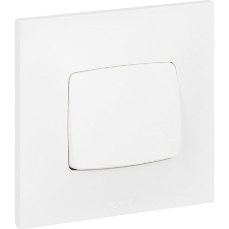 [JAMAIS UTILISÉ] Bouton poussoir 6A complet - Neptune - Blanc - Legrand