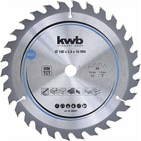 kwb 586557 Lama circolare in metallo duro 190 x 16 mm 1 pz. (1/2)