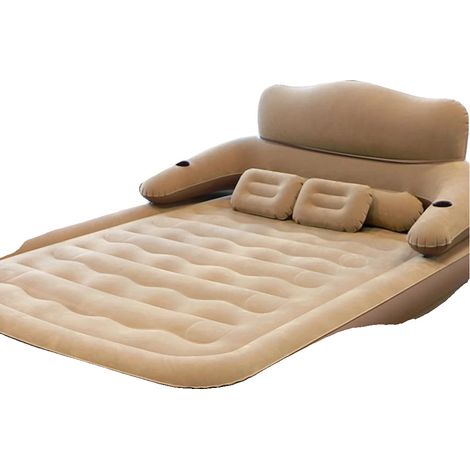 Cama hinchable, diseño portátil, superficie cómoda, 1500x2000x480 mm (1/5)