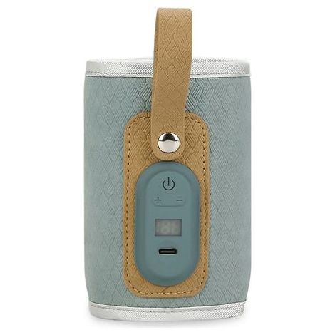 Chauffe-biberon portable USB pour bébé, sac thermique de voyage, réchauffeur de lait pour biberon en voiture, pratique et nomade. (1/5)