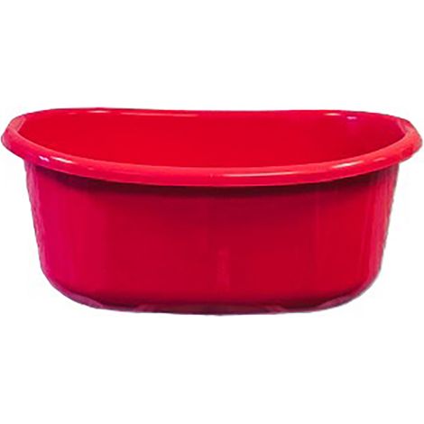 Bol ovale en plastique avec anses 30L Framboise - JAG