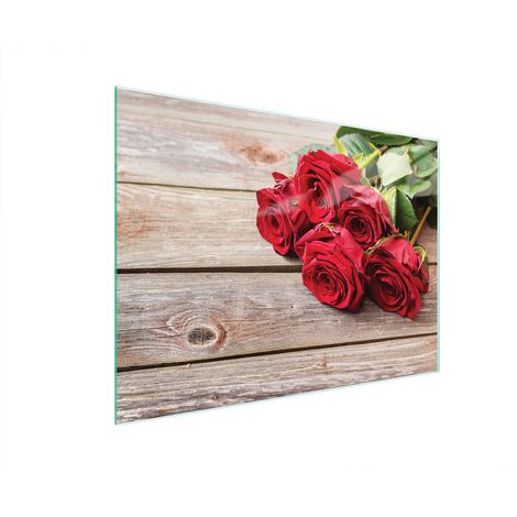 Glasschneidebrett 40x30 Rosen (1/5)
