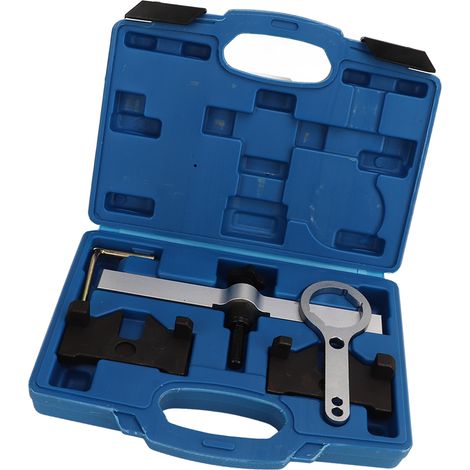 Jeu de 5 outils de calage arbre à cames moteur, acier carbone haute résistance pour N63 N74 S63 V8 4,4L (1/5)