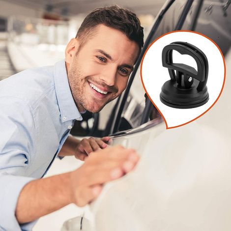 Lot de 4 ventouses de réparation de carrosserie pour carrosserie, ventouse à griffe unique pour vitres et carrelage, noires (1/5)
