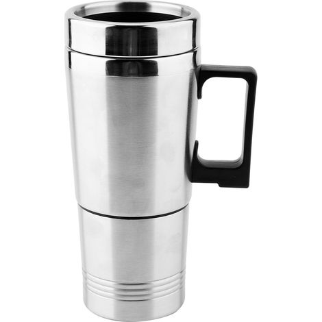 Bouilloire électrique de voiture 350ml 150ml en acier inoxydable, tasse thermos chauffante 12V pour café thé eau chaude (1/5)