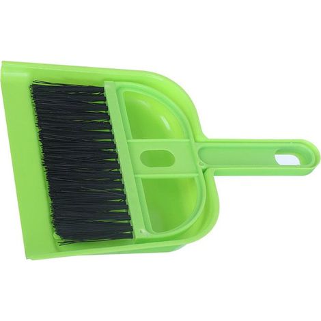 BelleRise - Mini balai ramasse-poussière – Brosse clavier compacte – Nettoyage bureau & PC – Vert (1/3)