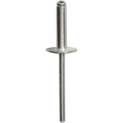 Rivet alu tête large ø 4,8 x 18 mm - Restagraf