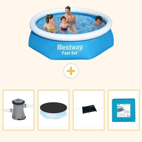 Bestway Bestway Fast Set Ronde - 244x61 cm - 5-pièces S273 (1/5)