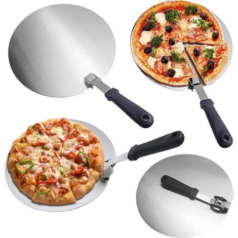 Pizza peel - Stainless steel spatula - Round - 30 cm (1/5)
