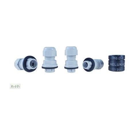HELU 908063 Presse-étoupe M20 Polyamide noir (RAL 9005) 1 pc(s) (1/2)